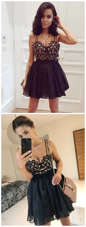 Homecoming Dresses Lace Andrea Simple Hoco Dresses CD11234